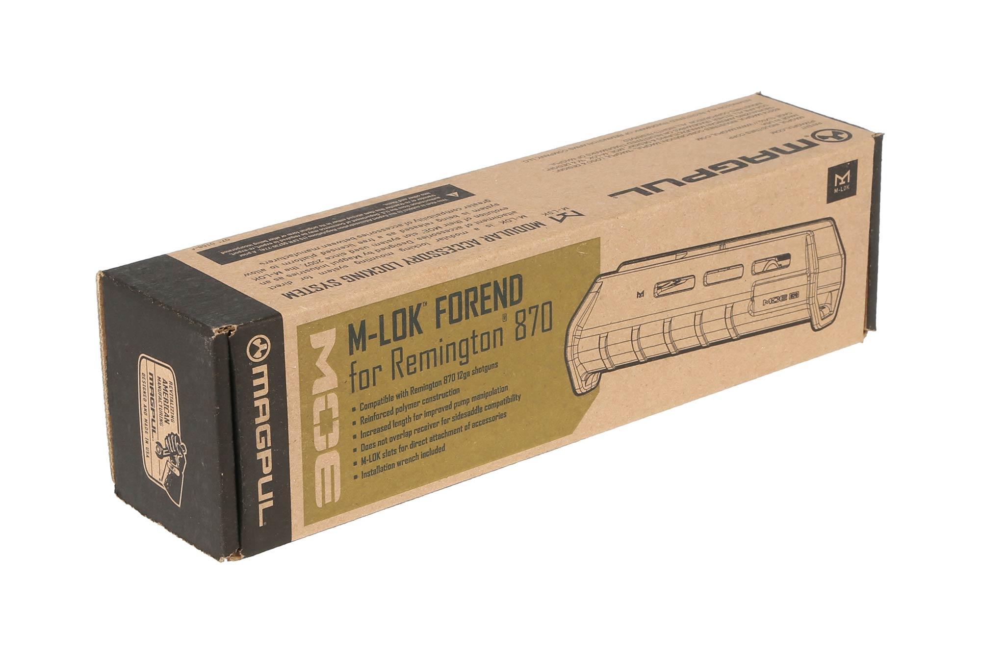 Magpul MOE M-LOK Forend - Remington 870 12 Ga - Black